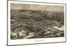 Hopedale, Massachusetts - Panoramic Map-Lantern Press-Mounted Art Print