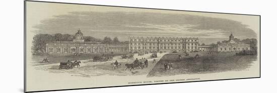 Hopetoun House, Visited by the British Association-null-Mounted Giclee Print