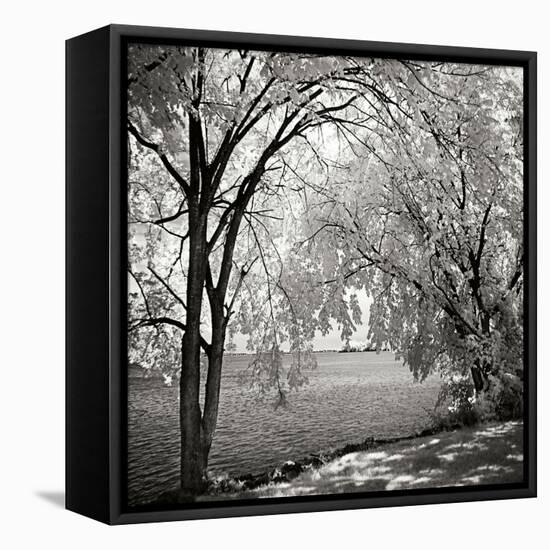 Hopewell Shores Square I-Alan Hausenflock-Framed Stretched Canvas