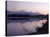 Hopfensee Lake at Sunrise, Near Fussen, Allgau, Bavaria, Germany, Europe-Markus Lange-Stretched Canvas