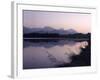 Hopfensee Lake at Sunrise, Near Fussen, Allgau, Bavaria, Germany, Europe-Markus Lange-Framed Photographic Print