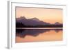 Hopfensee Lake at Sunset, Near Fussen, Allgau, Allgau Alps, Bavaria, Germany, Europe-Markus Lange-Framed Photographic Print