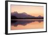 Hopfensee Lake at Sunset, Near Fussen, Allgau, Allgau Alps, Bavaria, Germany, Europe-Markus Lange-Framed Photographic Print