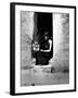 Hopi Basket Weaver-null-Framed Photo