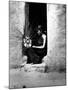 Hopi Basket Weaver-null-Mounted Photo