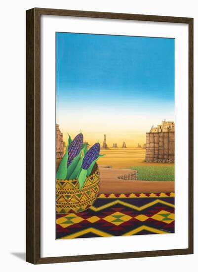 Hopi Blue Corn, 1998-Larry Smart-Framed Giclee Print