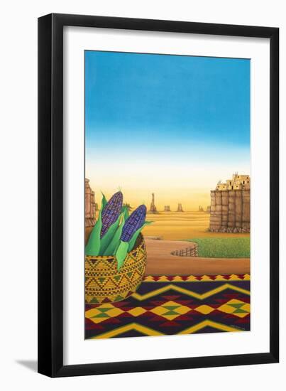 Hopi Blue Corn, 1998-Larry Smart-Framed Giclee Print