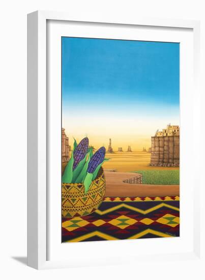 Hopi Blue Corn, 1998-Larry Smart-Framed Giclee Print