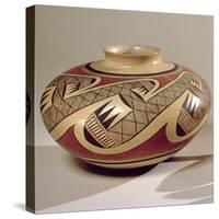 Hopi 'Bullware' Jar, from Arizona (Ceramic)-American-Stretched Canvas