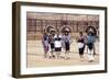 Hopi Corn Dancers Performing at the Intertribal Indian Ceremonials in Gallup, New Mexico.-null-Framed Giclee Print
