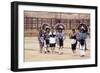 Hopi Corn Dancers Performing at the Intertribal Indian Ceremonials in Gallup, New Mexico.-null-Framed Giclee Print