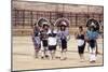 Hopi Corn Dancers Performing at the Intertribal Indian Ceremonials in Gallup, New Mexico.-null-Mounted Giclee Print