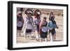 Hopi Corn Dancers Performing at the Intertribal Indian Ceremonials in Gallup, New Mexico.-null-Framed Giclee Print