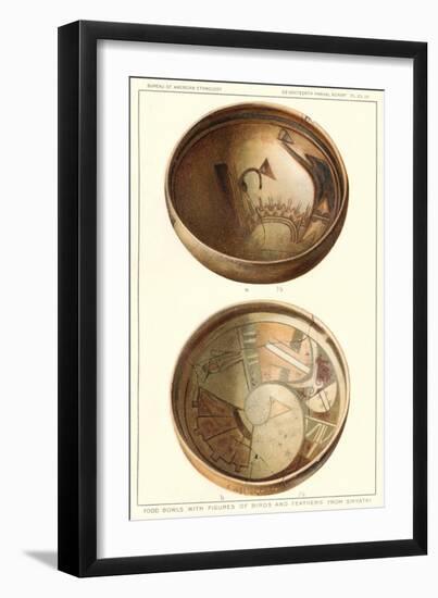 Hopi Food Bowls from Sikyatki-null-Framed Art Print