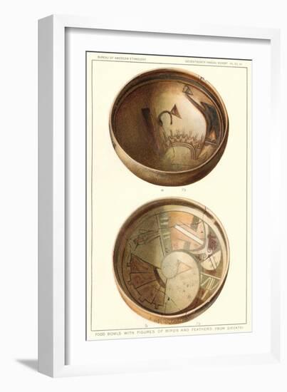 Hopi Food Bowls from Sikyatki-null-Framed Art Print