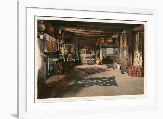 Hopi House Interior, Grand Canyon-null-Framed Premium Giclee Print