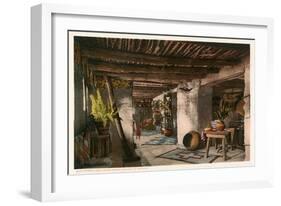 Hopi House Interior, Grand Canyon-null-Framed Art Print