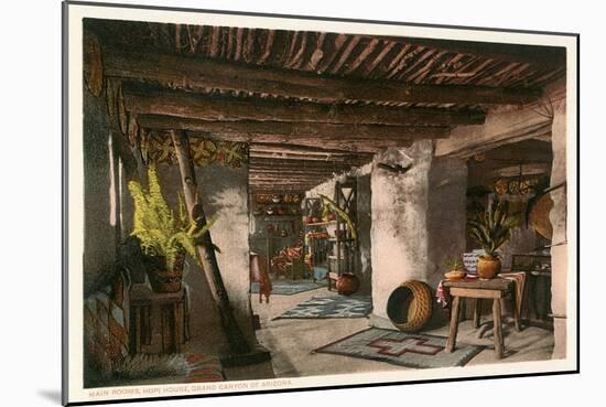 Hopi House Interior, Grand Canyon-null-Mounted Art Print