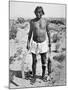 Hopi Hunter (B/W Photo)-American Photographer-Mounted Giclee Print