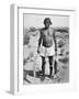 Hopi Hunter (B/W Photo)-American Photographer-Framed Giclee Print