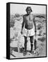 Hopi Hunter (B/W Photo)-American Photographer-Framed Stretched Canvas