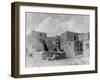 Hopi Indians Snake Kiva Oraibi Pueblo Photograph - Arizona-Lantern Press-Framed Art Print