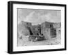 Hopi Indians Snake Kiva Oraibi Pueblo Photograph - Arizona-Lantern Press-Framed Art Print