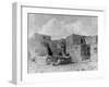 Hopi Indians Snake Kiva Oraibi Pueblo Photograph - Arizona-Lantern Press-Framed Art Print