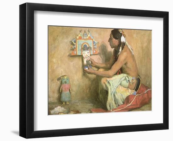 Hopi Kachina, 1929-Eanger Irving Couse-Framed Giclee Print