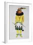 Hopi Kachinas, Man with Helmet with Markings-null-Framed Giclee Print