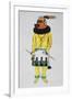 Hopi Kachinas, Man with Helmet with Markings-null-Framed Giclee Print