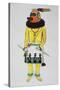 Hopi Kachinas, Man with Helmet with Markings-null-Stretched Canvas