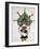 Hopi Kachinas: Small Figure, Kneeling, Wearing Large Headdress-null-Framed Giclee Print