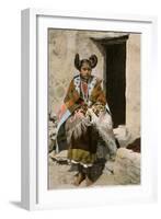 Hopi Maiden-null-Framed Art Print