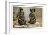 Hopi Mother and Daughter-null-Framed Art Print