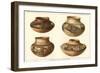 Hopi Polychrome Pots from Sikyatki-null-Framed Art Print