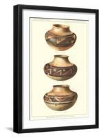 Hopi Polychrome Pots from Sikyatki-null-Framed Art Print