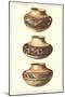 Hopi Polychrome Pots from Sikyatki-null-Mounted Art Print