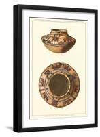 Hopi Pot with Birds from Sikyatki-null-Framed Art Print