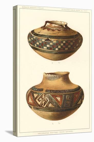 Hopi Pots from Sikyatki-null-Stretched Canvas