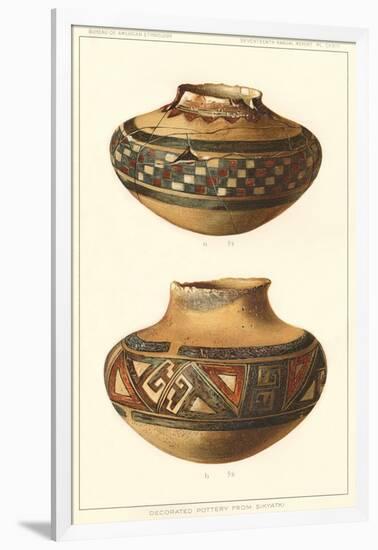 Hopi Pots from Sikyatki-null-Framed Art Print