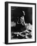 Hopi Potter, c1906-Edward S. Curtis-Framed Giclee Print