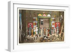 Hopi Powamu Altar, Albuquerque, New Mexico-null-Framed Art Print