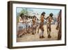 Hopi Snake Dance, Northern Arizona, 1910-null-Framed Giclee Print