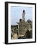 Hopi Talking Chief Announcing the Coming of a Snake Dance Ceremony, 1800s-null-Framed Giclee Print