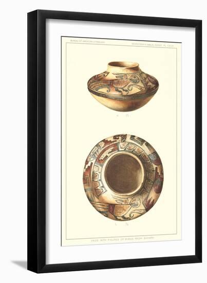 Hopi Vase with Bird Figures-null-Framed Art Print