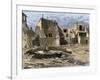 Hopi Village of Oraibi, from John Wesley Powell's Description, 1870s-null-Framed Giclee Print