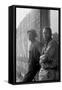 Hoping for Work-Dorothea Lange-Framed Stretched Canvas