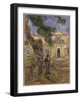 Hôpital Saint-Paul à Saint-Rémy-de-Provence-Vincent van Gogh-Framed Giclee Print