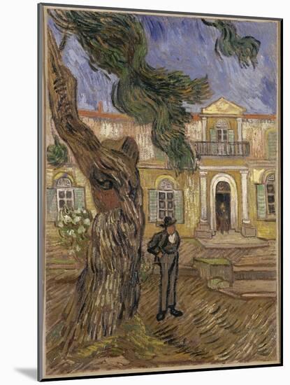 Hôpital Saint-Paul à Saint-Rémy-de-Provence-Vincent van Gogh-Mounted Giclee Print